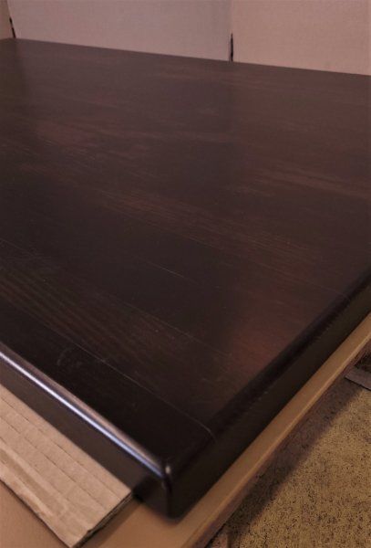 Massivholz-Tischplatte 30mm 120x70cm Wenge - Sonderposten