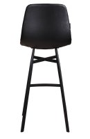 Vorschau: „Polsterbarhocker Jones-Bar mit schwarzem Kunstleder und anthrazitfarbenem Aluminiumgestell“ Vorschau: „Polsterbarhocker Jones-Bar mit schwarzem Kunstleder und anthrazitfarbenem Aluminiumgestell“