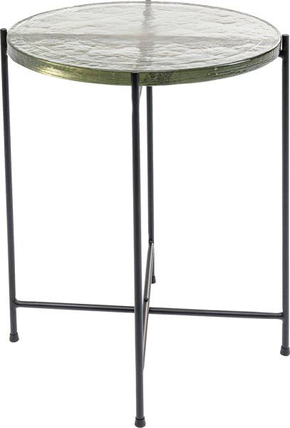 Beistelltisch Ice Schwarz Ø40cm