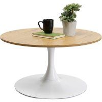 Couchtisch Schickeria Eiche Weiß Ø80cm Couchtisch Schickeria Eiche Weiß Ø80cm