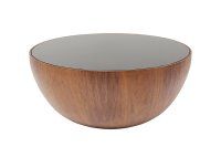 Couchtisch Tear Drops Walnuss Ø80cm Couchtisch Tear Drops Walnuss Ø80cm