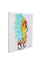 Leinwandbild Headdress Dog Leinwandbild Headdress Dog