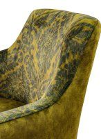 Vorschau: Beizton: Wenge | Sitz: A3943-gelb | Rücken: A3958-Flower Vorschau: Beizton: Wenge | Sitz: A3943-gelb | Rücken: A3958-Flower