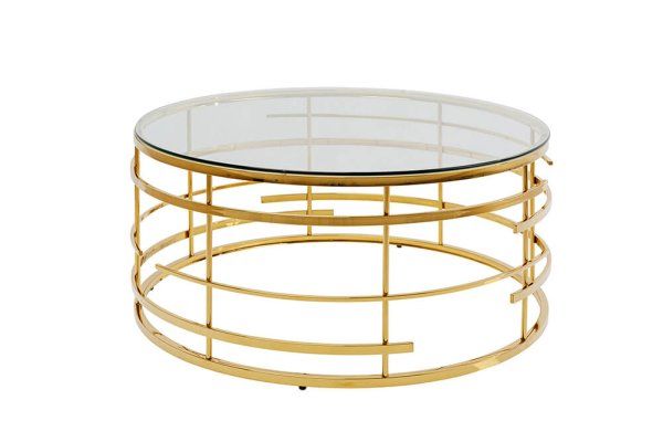 Couchtisch Jupiter Gold Ø100cm