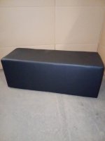 Sitzhocker 120cm (schwarz) - Sonderposten Sitzhocker 120cm (schwarz) - Sonderposten