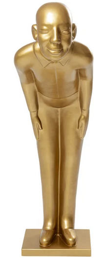 Deko Figur Welcome Guests Gold XL