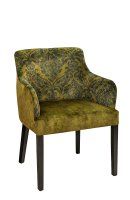 Beizton: Wenge | Sitz: A3943-gelb | Rücken: A3958-Flower Beizton: Wenge | Sitz: A3943-gelb | Rücken: A3958-Flower