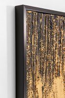 Gerahmtes Bild Abstract Schwarz 80 x 120 cm Gerahmtes Bild Abstract Schwarz 80 x 120 cm