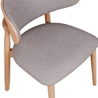 Vorschau: Gepolsterter Holzstuhl Makaro aus Buchenholz für Gastronomie Vorschau: Gepolsterter Holzstuhl Makaro aus Buchenholz für Gastronomie