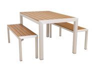 Vorschau: Sinora-140 Teak mit Sinora-Bank Vorschau: Sinora-140 Teak mit Sinora-Bank