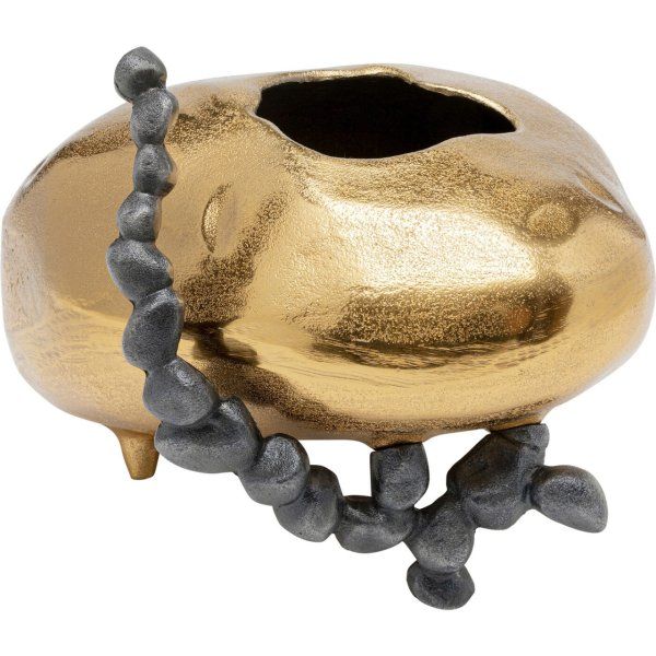 Vase Art Stones Gold 16 cm