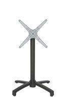 Tischgestell mit Kippvorrichtung für die Gastronomie in Anthrazit mit Höhenangabe 72 cm Tischgestell mit Kippvorrichtung für die Gastronomie in Anthrazit mit Höhenangabe 72 cm