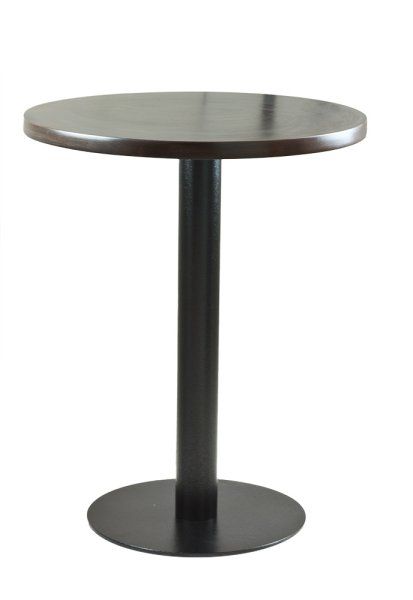 Tischgestell aus Metall für die Gastronomie - Marino-TGF-400 Anwendungsbeispiel mt Platte Melaminharz 25 mm