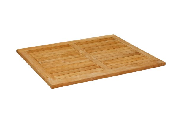 Teak-Tischplatte