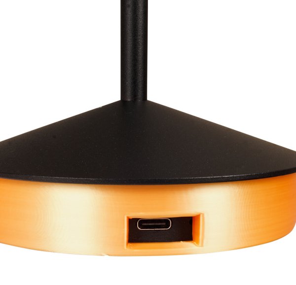 Majah-Orange Outdoor Tischleuchte