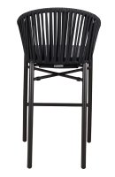 Vorschau: Outdoor-Barhocker Ramila-Bar Dark Grey mit Aluminiumgestell und grauem Sitzkissen Rückansicht Vorschau: Outdoor-Barhocker Ramila-Bar Dark Grey mit Aluminiumgestell und grauem Sitzkissen Rückansicht