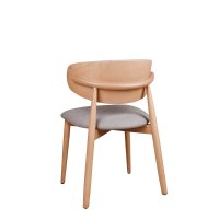 Vorschau: Gepolsterter Holzstuhl Makaro aus Buchenholz für Gastronomie Vorschau: Gepolsterter Holzstuhl Makaro aus Buchenholz für Gastronomie