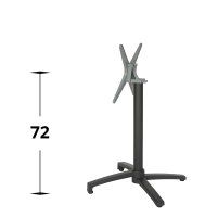 Tischgestell mit Kippvorrichtung für die Gastronomie in Anthrazit mit Höhenangabe 72 cm Tischgestell mit Kippvorrichtung für die Gastronomie in Anthrazit mit Höhenangabe 72 cm