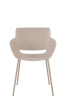 Outdoorstuhl FOMA-F863 Light-Grey vorne Outdoorstuhl FOMA-F863 Light-Grey vorne