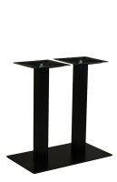 Vorschau: Tischgestell aus Metall für die Gastronomie - Marino-TGF-407 mit zwei Metallsäulen ohne Platte Vorschau: Tischgestell aus Metall für die Gastronomie - Marino-TGF-407 mit zwei Metallsäulen ohne Platte