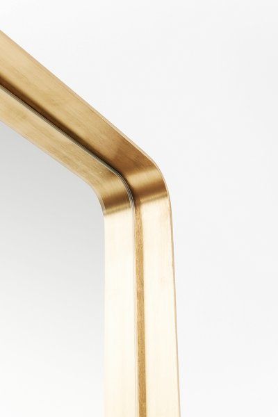 Spiegel Curve Rectangular Brass 70x200cm