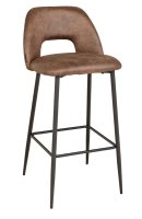 Barhocker Gastronomie Uson-Bar-Torrero-102 mit Polsterung, offenem Rücken und Metall-Fußstütze Barhocker Gastronomie Uson-Bar-Torrero-102 mit Polsterung, offenem Rücken und Metall-Fußstütze