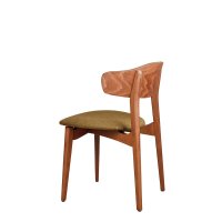 Vorschau: Gepolsterter Holzstuhl Kani-2P für Gastronomie – Vorderansicht Vorschau: Gepolsterter Holzstuhl Kani-2P für Gastronomie – Vorderansicht