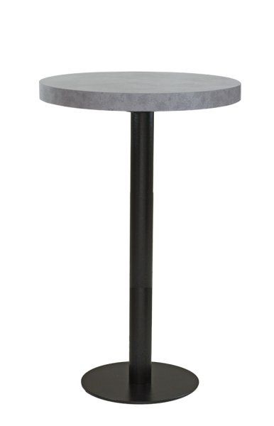 Tischgestell aus Metall für die Gastronomie - Marino-TGF-H-400 Anwendungsbeispiel mt Platte HPL 38 mm