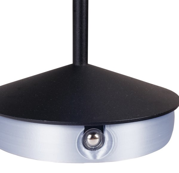 Majah-Silbergrau Outdoor Tischleuchte