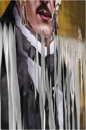 Bild Frame Gentleman Cuts 163x130cm