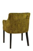 Vorschau: Beizton: Wenge | Sitz: A3943-gelb | Rücken: A3958-Flower Vorschau: Beizton: Wenge | Sitz: A3943-gelb | Rücken: A3958-Flower