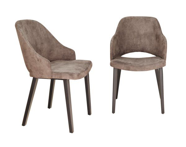 Cizron und Cizron-Arm | Beizton: Schwarz lackiert | Bezug: Clydo 809