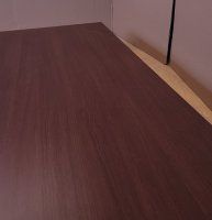 Melaminharz-Tischplatte - 50mm - American Walnut - 140x80 - Sonderposten Melaminharz-Tischplatte - 50mm - American Walnut - 140x80 - Sonderposten