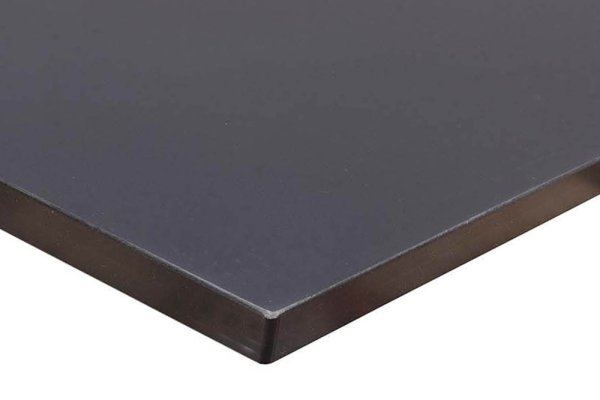 HPL Compact Anthrazit Tischplatte