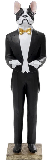 Deko Figur Butler Dog Alfred 159cm