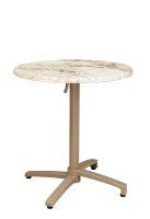 Vorschau: Nora-Clap-Taupe mit Tischplatte Werzalit im Dekor Marmor Almería Vorschau: Nora-Clap-Taupe mit Tischplatte Werzalit im Dekor Marmor Almería