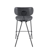 Polsterbarhocker für die Gastronomie Cuba-Bar-Nappa Mouse frontal mit Kunstleder und Metallgestell Polsterbarhocker für die Gastronomie Cuba-Bar-Nappa Mouse frontal mit Kunstleder und Metallgestell