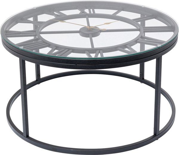 Beistelltisch Roman Schwarz Ø76cm