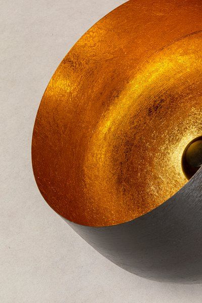 Bodenleuchte Apollon Smooth Schwarz Ø50cm