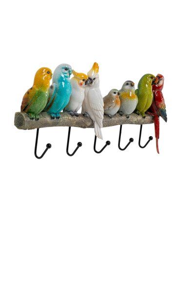Wandgarderobe Exotic Birds