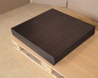 Melaminharz-Tischplatte 25mm 70x70cm Wenge - Sonderposten Melaminharz-Tischplatte 25mm 70x70cm Wenge - Sonderposten