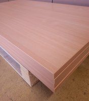 Melaminharz-Tischplatte 25mm Buche 140x80cm - Sonderposten Melaminharz-Tischplatte 25mm Buche 140x80cm - Sonderposten