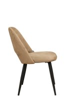 Polsterstuhl Gastronomie Uson-Hogan mit Polsterung, offenem Rücken und Metall-Gestell Polsterstuhl Gastronomie Uson-Hogan mit Polsterung, offenem Rücken und Metall-Gestell