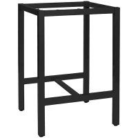 Outdoortischgestell Lexo 80x80 High aus Aluminium in Anthrazit – wetterfestes Gastrogestell für Außenbereiche Outdoortischgestell Lexo 80x80 High aus Aluminium in Anthrazit – wetterfestes Gastrogestell für Außenbereiche