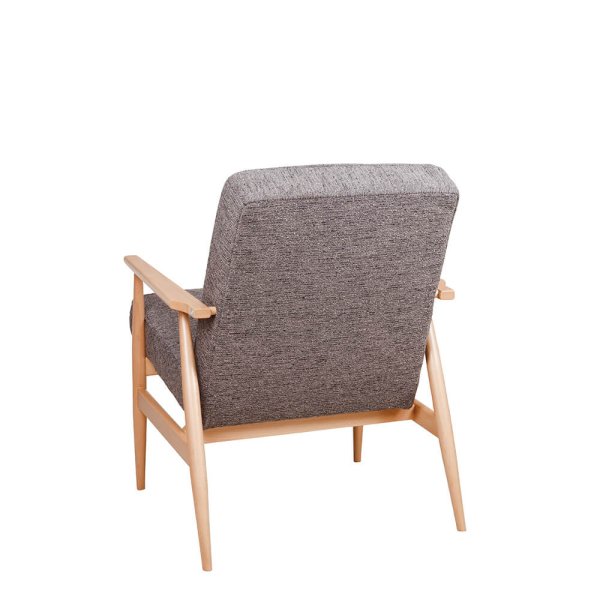 Loungesessel Valara aus Buchenholz mit gepolsterter Sitzfläche