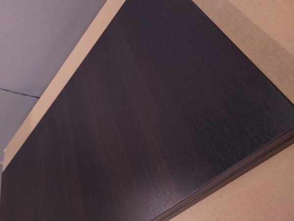 Melaminharz-Tischplatte 25mm 90x45cm Wenge - Sonderposten
