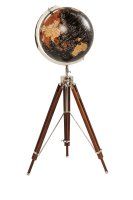 Deko Globus Earth Schwarz Deko Globus Earth Schwarz