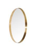 Vorschau: Wandspiegel Curve Round Brass Ø100cm Vorschau: Wandspiegel Curve Round Brass Ø100cm