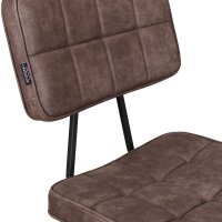 Vorschau: Polsterbarhocker Lucca-Bar Brown mit Metallgestell für Gastronomie Vorschau: Polsterbarhocker Lucca-Bar Brown mit Metallgestell für Gastronomie