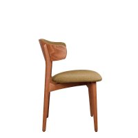 Vorschau: Gepolsterter Holzstuhl Kani-2P für Gastronomie – Vorderansicht Vorschau: Gepolsterter Holzstuhl Kani-2P für Gastronomie – Vorderansicht